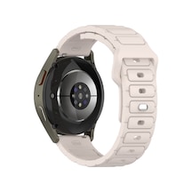 Kilifone - Huawei Honor Magic 2 46mm 22mm Uyumlu - Kordon Silikon Kordon Strap Kayış - Krd-132 - Starlight - T36071