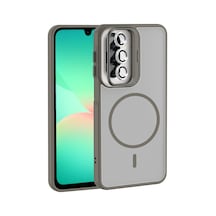 Zore Galaxy Uyumlu A17 Kılıf Standlı Ve Kamera Lens Hediyeli Ogaa Etro Kapak - Gri
