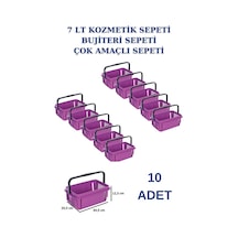 10adet 7Litre Kozmetik Sepeti Bijuteri Sepeti Kırtasiye Sepeti
