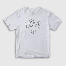 Presmono Unisex Çocuk Love Lil Peep T-Shirt