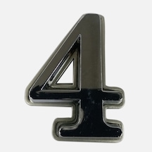 Adilon 4 Rakamı Plastik Mat Krom