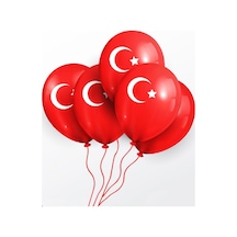 Beysüs Türk Bayrağı Lateks Balon 12'li