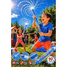 Mavi Oyuncak Su Pompası Suyu Çek Ve Püskürt Su Tabancası Water Gun Mavi