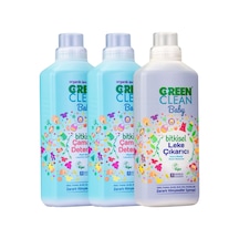 U Green Clean Baby Çamaşır Deterjanı 1 L + Çamaşır Deterjanı 1 L + Leke Çıkarıcı 1 L