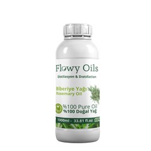 Flowy Oils Biberiye Yağı %100 Doğal Bitkisel Uçucu Yağ Rosemary Oil 1 L