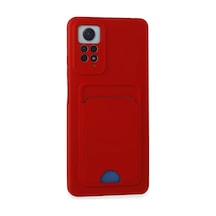 Newface - 896 - Xiaomi Redmi Note 11 Pro Kılıf Kelvin Kartvizitli Silikon - Novapazr - - Kırmızı