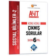 Kr Akademi Yayınları 2024 Ayt Sosyal Bilimler-2 Son 6 Yıl Konu Konu Çıkmış Sorular