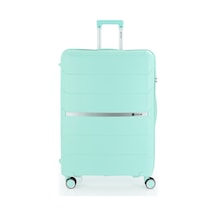 Mçs Polipropilen Valiz V366 75 Cm Büyük Boy Su Yeşili Su Yeşili