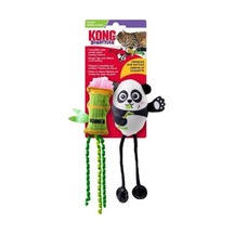 Kong Scrattles Panda Ve Bambu Peluş Kedi Oyuncağı 2'li
