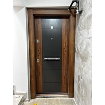 Ürün Ölçüleri - Açılış Yönü - 90X200 Dolu Demir Kapı - Içeri Sağ