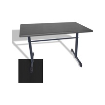 Halley Mutfak Masası 70x120 Esb Werzalit, Wermodin Ve Allzalit Tabla - Siyah Çok Renkli