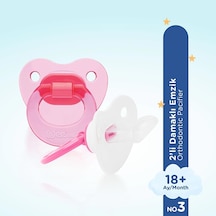 439 Wee Baby 2'li Damaklı Emzik No:3 Pembe 4 Adet