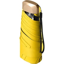 Hss Mini Güneş Şemsiyesi Şemsiye Güneş Kremi Uv Karşıtı Küçük Taşınabilir Şemsiye -sarı