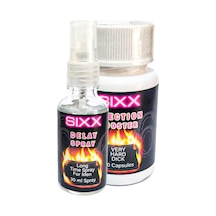 Sıxx 30 Ml Delaysprey + Erkek 30 Pcs Ekstra Erkek Performansdestek Caps