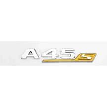 Benz A45s Krom Sarı Black Bagaj Yazısı 3m 3d Abs