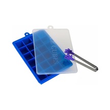 Vkemall 24 Lü Silikon Buzluk - Kapağı Ve Klipsi İle, Derin Mavi, Pratik Çıkarım, Dondurma/evlik Yemek Kalıbı Çok Renkli