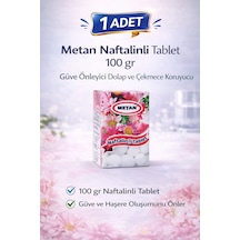 Metan Naftalinli Tablet 100 Gr Güve Önleyici Dolap Ve Çekmece Koruyucu 1 Adet