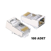 Rj45 Metal Jack Konnektör 100 Adet