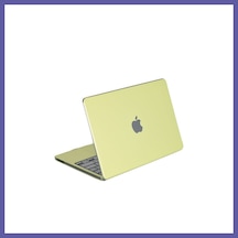 Bezos Apple Uyumlu MacBook Neo Şeffaf Apple Uyumlu MacBook Kapak - Yeşil Nıda