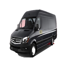 Mercedes Sprinter W907 Uyumlu 2019 Ve Üzeri Krom Kapı Kolu 4 Kapı Çift Delikli Paslanmaz Çelik