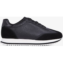 Runner Lace Up - Mono Mix Kadın Siyah Sneaker 0gr-siyah