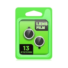 İphone 13 Mini Raze Metal Kamera Lens - Yeşil