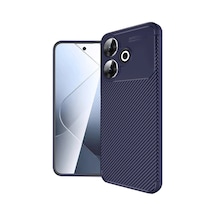 Xiaomi Redmi 13 4g Kılıf Auto Focus Karbon Kapak - Lacivert 0.2M-Çok Renkli