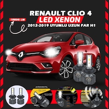Renault Clio 4 2012-2019 Uzun Far Uyumlu Şimşek Etkili Led Xenon Premium Series H1