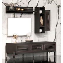 Tocco-platin Modern Kitaplıklı Tv Ünitesi