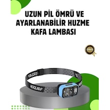 Zenvia 53 Modlu Süper Parlak Led Kafa Lambası Type C Şarjlı Güç Göstergeli Znv2026 Çok Renkli