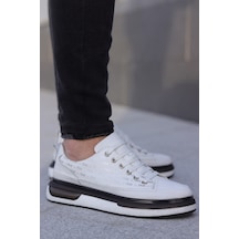 M.p. Pra Comfort Yüksek Taban Cilt Erkek Sneaker Ayakkabı 667800001194 05 Beyaz Beyaz
