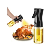 Sprey Cam Yağdanlık Zeytinyağı Ve Limonluk Çok Amaçlı 300 Ml Siyah Diğer