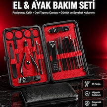 Kompakt Ve Şık Tasarımlı 17 Parça Bakım Seti Yeni Nesil