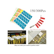 Kablo İşaretleme Etiketi Yapışkanlı - 300 Adet