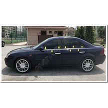 Woc Chrome Ford Mondeo Krom Cam Çıtası 2001-2007 4 Parça Paslanma