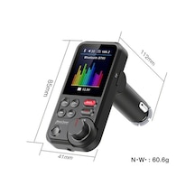 Novahub Bluetooth Araba Mp3 Çalar - Usb Bağlantılı, Hıfı Ses, Yüksek Bas, Eller Serbest Çağrı Fm Vericisi