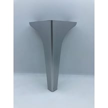 Karakoçaksesuar Plastik,19x10x10 Cm Gümüş Koltuk,Ünite,Berjer, Ayağı (4 Adet )