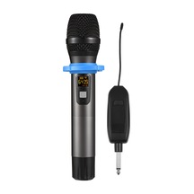 Vkemall Profesyonel Uhf Kablosuz Mikrofon Sistemi - 30 Kanal, Şarj Edilebilir, Taşınabilir 1 Mikrofon + Alıcı