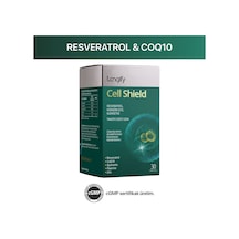 Cell Shield Resveratrol, Koenzim Q10, Kuersetin, Piperin, Çinko Takviye Edici Gıda 30 Kapsül