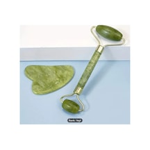 Donguan 1 Adet Güzellik Jade Taşı + Gua Sha Rulosu, Masaj Seti Diğer