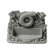 Fibrika Store Turbo Piston Tasarımlı Endüstriyel Ofis Kartvizit Standı