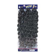Afro Dalgası / Siyah Gri Ombreli T1b/grey - Mydr-462583 Çok Renkli