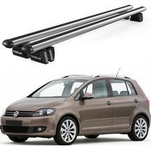 Pençe Volkswagen Golf Plus 2009-2014 Uyumlu Gri Ara Atkı Port Bagaj Tavan Barı