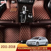 Volkswagen Polo 2011-2018 5D Havuzlu Suni Deri Oto Paspas N11.10941