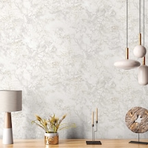 Adawall Roka 23101-1 Mermer Desenli Düz Sade Duvar Kağıdı