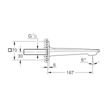 Grohe Allure Çıkış Ucu - 13264001 Krom