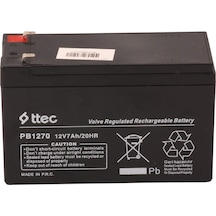 Ttec Pilsan Çocuk Araç Oyuncak Uyumlu 12 Volt 7 Amper Bakımsız Kuru Akü 12v 7a Akü 12v 7ah 20hr