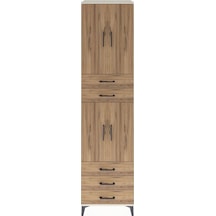 Hyperion Dolap 4 Raflı 5 Çekmeceli 4 Kapaklı 60x44x243 Aytaşı-çam Aytası