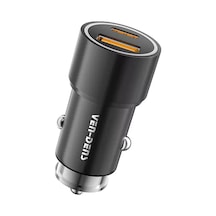 Ven-dens Vd-cc016 38w Dijital Premium Araç Şarj Cihazı Usb Ve Type-c