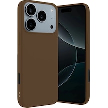 İphone 17 Pro Max First Silikon - Kahverengi